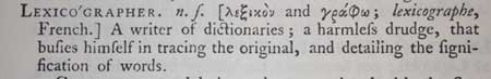 lexicographer, 